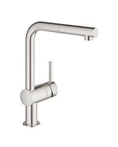 СМЕСИТЕЛ GROHE VENTO ONE PULL-OUT 30436DC0 (02GRO 218)