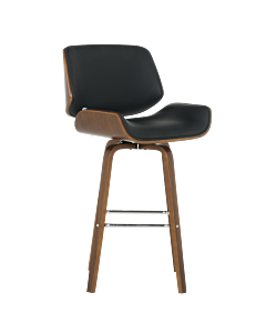 Бар стол Carmen 4027 - орех / черен (3521133)