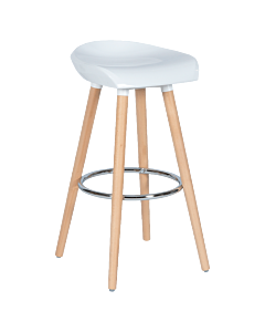 Бар стол ERIDU - бял (3521238)