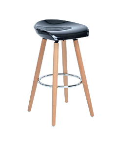 Бар стол ERIDU - черен (3521239)