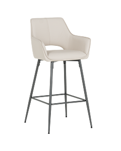 Бар стол TELFORD 2 силиконова кожа - капучино 04 (3521318)