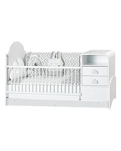 Бебешка кошара и детско легло 2в1 PORI 80 x 180 (3575402)