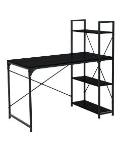 Бюро с етажерка TUZLA - черен (3510203)