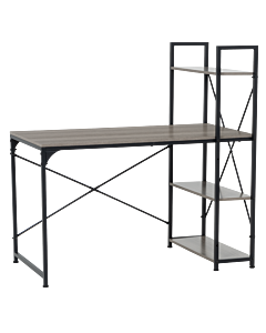 Бюро с етажерка TUZLA - сив дъб (3510204)