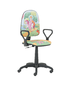 Детски стол Prestige с подлакътници - принцеси (3520807_21)