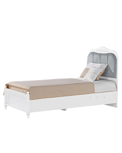 Детско легло с ракла NIL 120 x 200 - бяло (3575154)