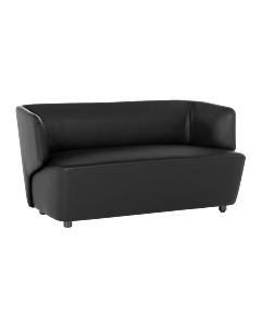 Диван - двойка TUNE - черен (3551204)