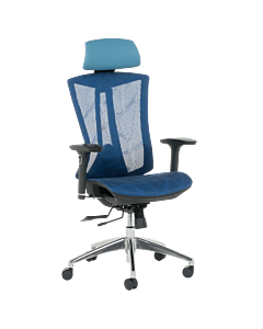 Ергономичен стол Carmen 7577 - син (3520401_2)