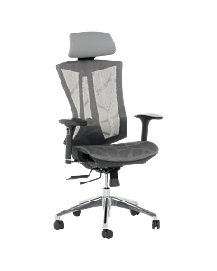 Ергономичен стол Carmen 7577 - сив (3520401_1)