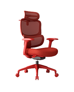 Ергономичен стол JULFA - червен (3520649)