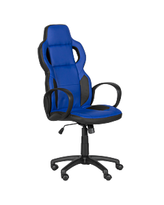 Геймърски стол Carmen 7510 - черно-син (3520231_3)