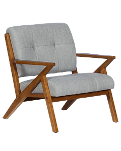 Кресло LUCAS - орех - сив (3532909)