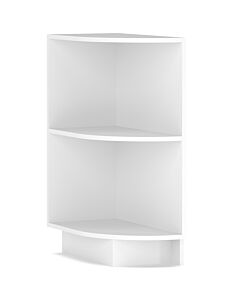 Долна ъглова етажерка IMPERIA  бяло/златна патина  (089.001.0148)