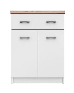 Скрин TOP MIX KOM 2D1S 60 бяло/дъб сонома  (092.093.0019)