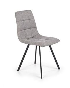 Трапезен стол К-323 сиво/черно  (100.003.0281)