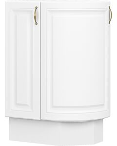 Кухненски шкаф долен MICHELLE Н-30/87 ДВ.ЗАОБЛЕН бяло/бяло  (004.103.0008)