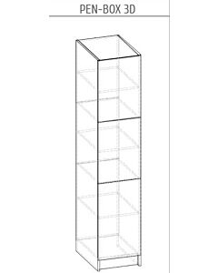 Кухненски шкаф ALINA колонен PEN BOX 3D тъмен мрамор  (089.001.0132)