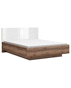 Легло FORN LOZ/160/B корпус дъб делано/фронт бял лак  (007.011.0054)