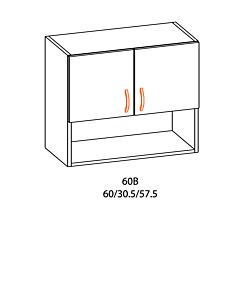 Кухненски шкаф ALINA горен 60В тъмен мрамор  (089.001.0107)