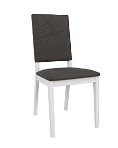 Трапезен стол FORN бяло/sawana_05 сиво  (007.011.0073)