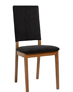 Трапезен стол FORN  дъб стирлинг/mavel_19 черно  (007.011.0074)