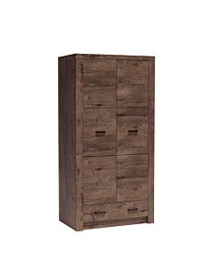 Гардероб INDIANAPOLIS I-1 тъмна пепел  (003.030.0050)