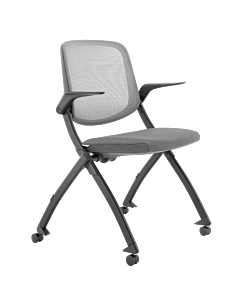 Посетителски стол AGNO - тъмносив (3520981)