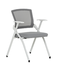 Посетителски стол Carmen 1702-1 - сив (3520911)