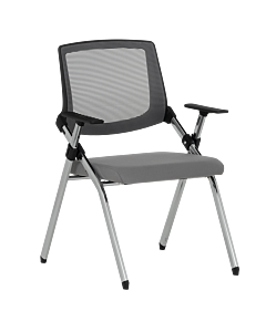 Посетителски стол Carmen 1704 - сив (3520913)