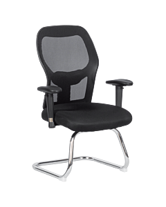 Посетителски стол Carmen 7620 - черен (3520723)