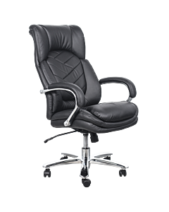 Президентски офис стол Carmen 6100 - черен (3520315)