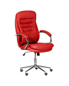 Президентски офис стол Carmen 6113-1 - червен (3520025_3)