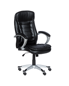 Президентски офис стол Carmen 6115 - черен (3520048)