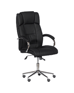 Президентски офис стол Carmen 6506-1 - черен LUX (3520715)