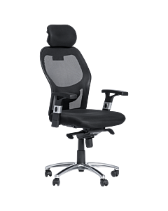 Ергономичен стол Carmen 7520 - черен (3520244)