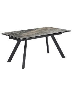 Разтегателна трапезна маса BARCIN - сив / кафяв (3531040)