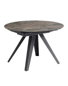 Разтегателна трапезна маса BOLKOW - кафява (3531034)