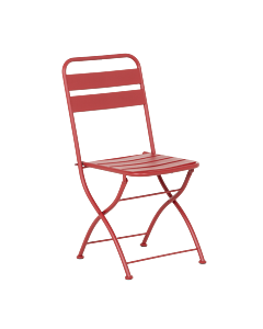 Сгъваем кетъринг стол YOM - червен (3535132)