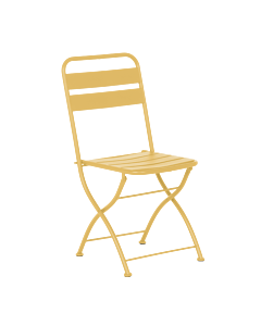 Сгъваем кетъринг стол YOM - жълт (3535131)