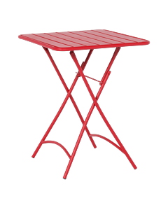 Сгъваема кетъринг маса OKENE - червена (3535174)