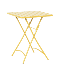 Сгъваема кетъринг маса OKENE - жълта (3535175)