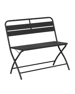 Сгъваема кетъринг пейка SAPELE - черна (3535168)