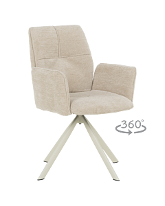 Трапезен стол BURY 1 - крем R 28 (3532371)