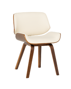 Трапезен стол Carmen 9976 - орех-крем (3530308)