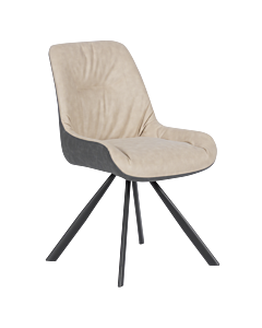 Трапезен стол FROME - крем SF 2 (3532009)