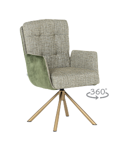 Трапезен стол KEILA 4 - зелен (3532270_3)