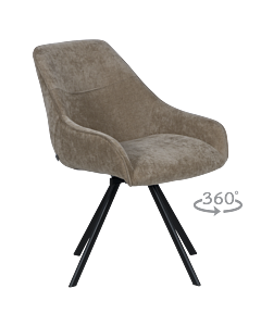 Трапезен стол MARSALA - кафяв (3532165)