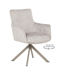 Трапезен стол VALGA - крем (3532275)