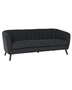 Триместно канапе GRETA - черен PO (3551013)