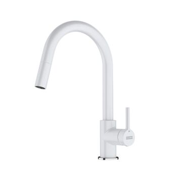 СМЕСИТЕЛ FRANKE LINA PULL OUT Nozzle Side White (02FRA 047)